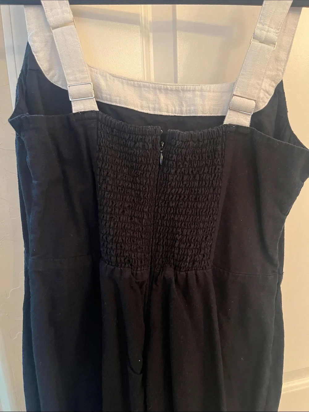 Abercrombie & Fitch Black Maxi Dress with White Trim